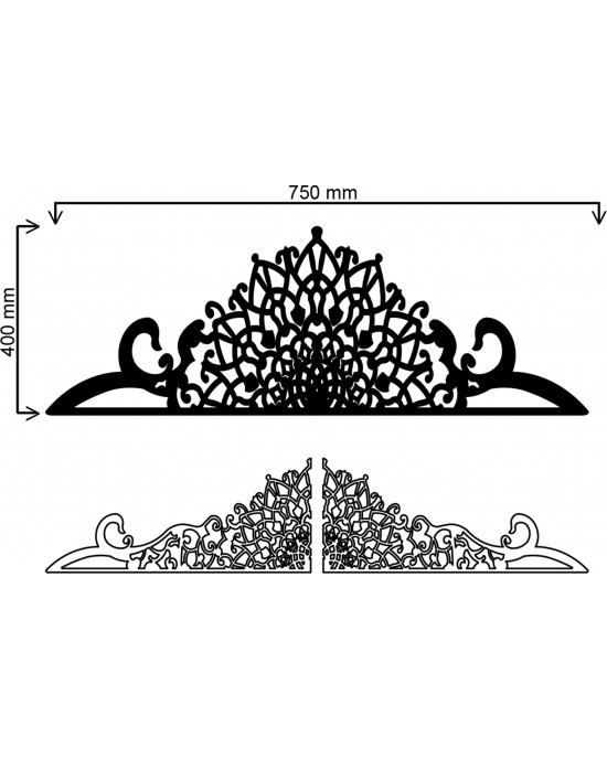 Kod:29042 - 1500x400 Malzeme: 2/2,5/3 mm